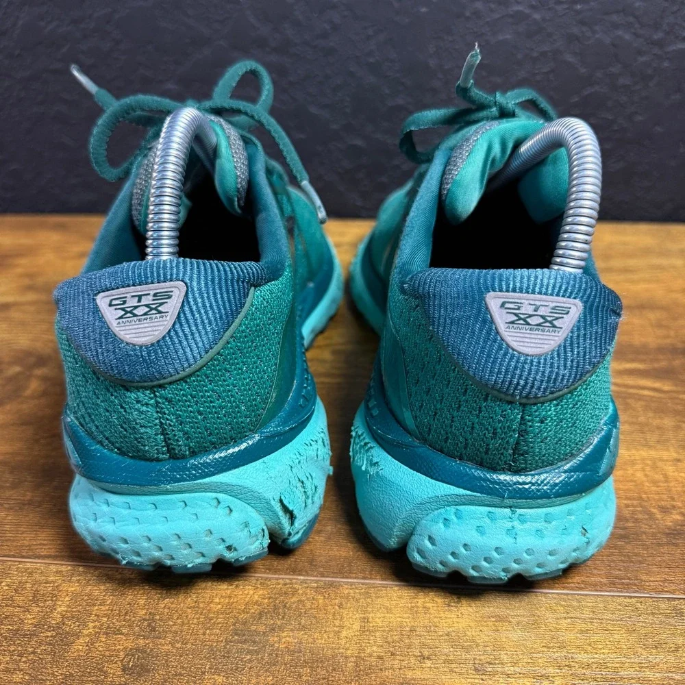 Brooks Adrenaline‎ GTS 20 Teal Mesh Running Shoes Womens 7.5